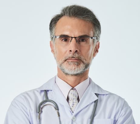 Portrait of male doctor
